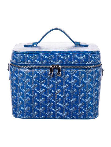 blue goyard makeup bag|authentic goyard bags for sale.